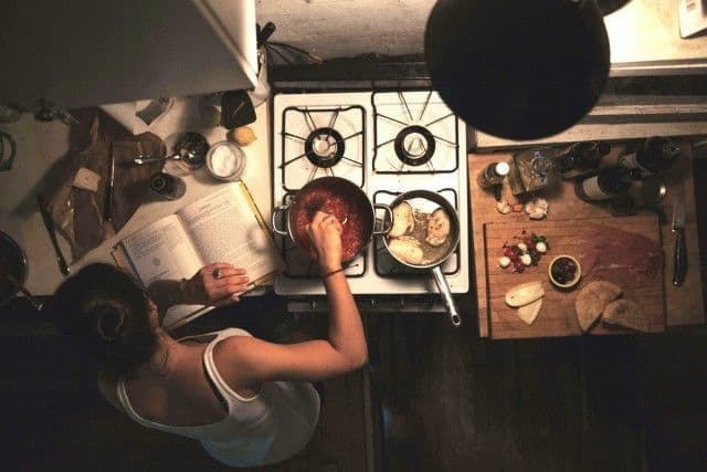 Kitchen prep scene